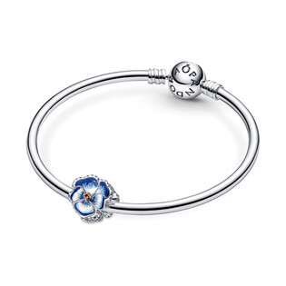 Charms Pandora Błękitny bratek PE 790777C02 próba 925