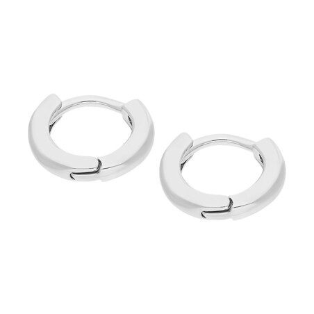 Kolczyki srebrne kółka blask 11mm/zatrzask NI ORSCL1 ROD próba 925