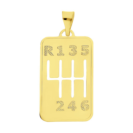 Zawieszka złota blaszka skrzynia biegów OS 129-L156 próba 585