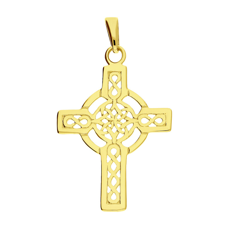 Krzyżyk złoty Celtycki blask MZ T23-P-226 próba 375