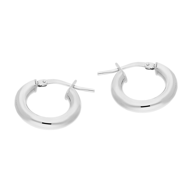 Kolczyki srebrne kółka rurka 10mm/ang.zap NI KDM-10mm-3,00 ANG ROD próba 925