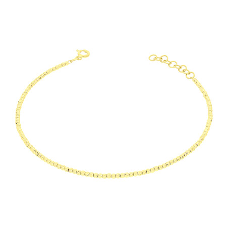 Bransoleta złota z grawerowanymi kulkami MZ T42-B-BAC-1-DC-1,70mm próba 585