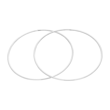 Kolczyki srebrne kółka szarniry 70mm NI KSZ-70mm-1,7 próba 925