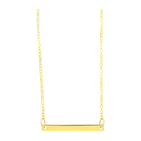 Naszyjnik złoty z gładką blaszką/rolo OS 249-09558-CL próba 585