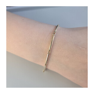 Bransoleta złota gładkie pałki AR X3TBB1297 próba 375