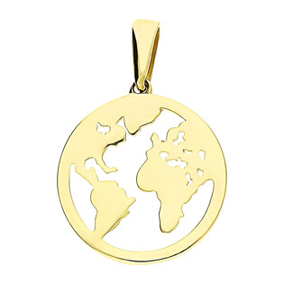 Zawieszka złota kula ziemska MZ T23-P-1491 próba 375