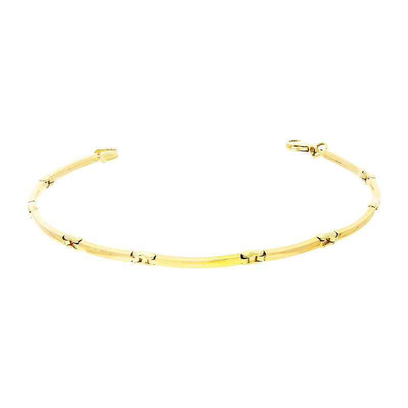 Bransoleta złota gładkie pałki AR X3TBB1297 próba 375