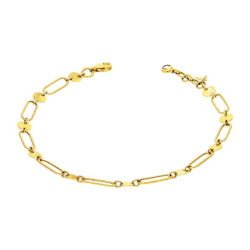 Bransoleta złota rolo long i kółka AR AHOB0651-DCW próba 585