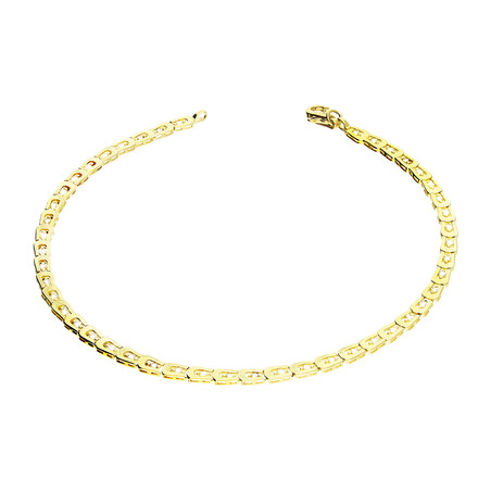 Bransoleta złota cyrkonie w ramkach  MZ T5-B-33-CZ próba 375