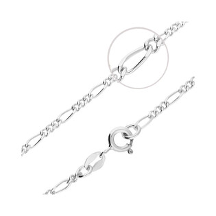 Łańcuszek srebrny figaro 1,5 mm próba 925