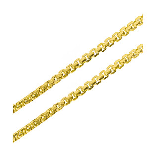 Łańcuszek złoty kostka okrągła DJ VENEZIANA 068 próba 585