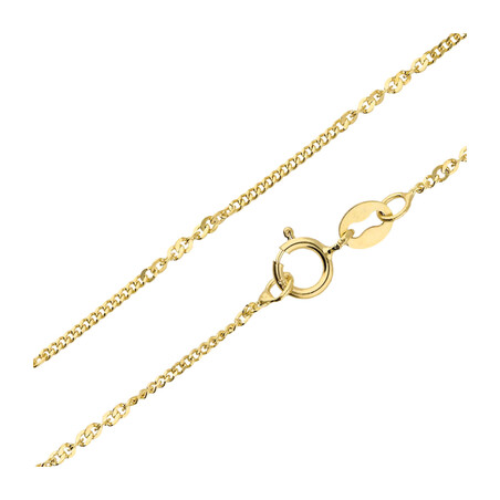 Łańcuszek złoty o splocie fantazja OS GKR1 030 pancer+singapur próba 585