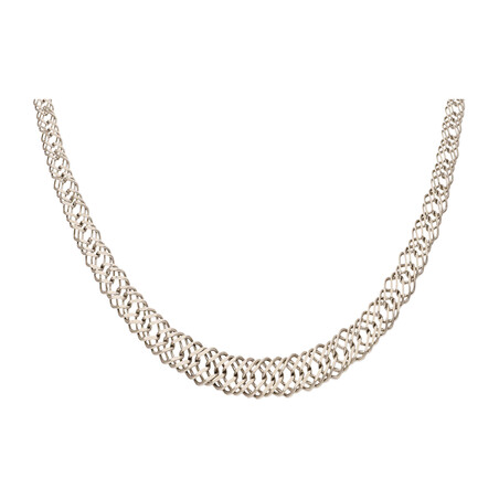 Łańcuszek rombo BC 1436-080 próba 925 Sezam - 1