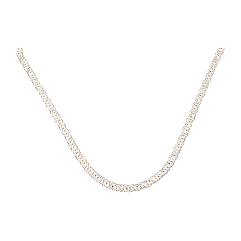 Łańcuszek rombo rodowany BC 1436-060 ROD próba 925