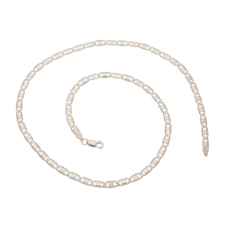 Srebrny łańcuszek Marina pr. 925 - JubilerSezam.pl