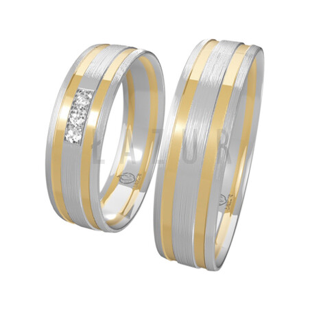 Obrączki Ślubne LA Z08