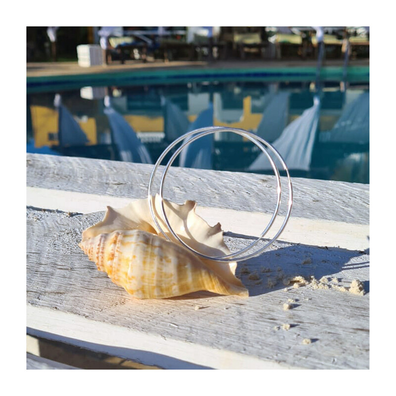 Kolczyki srebrne kółka szarniry 60mm NI KSZ-60mm-1,7 próba 925