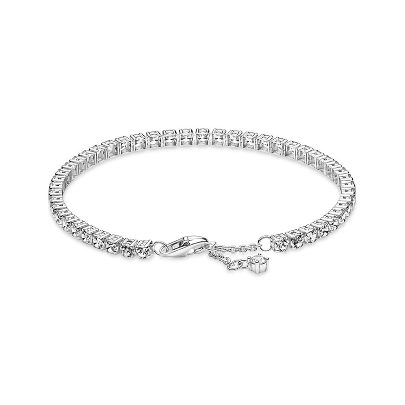 Lśniąca bransoletka tenisowa Pandora PE 591469C01 próba 925