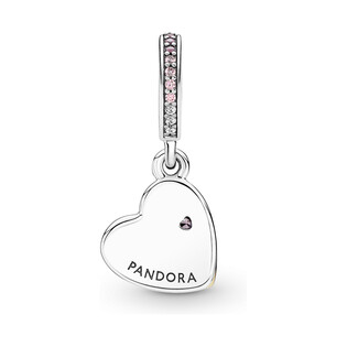 Podwójna zawieszka Pandora Serca splecione na wieczność PE 781020C01