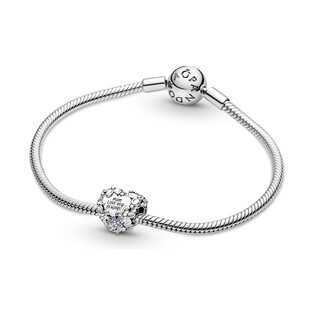 Charms Serce mamy ze stokrotką Pandora PE 791155C01 próba 925