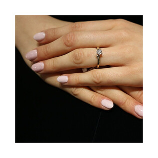 Pierścionek zaręczynowy z diamentem PASSION Magic NF JRI-565 próba 375