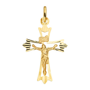 Krzyżyk złoty z wizerunkiem Pana Jezusa CB C-460 próba 585