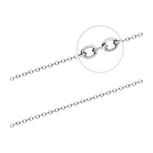 Łańcuszek z białego złota rolo OS BRILLO 035 b.złoto próba 585