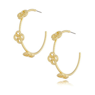 Kolczyki koła pozłacane Glam Rock A1 KRG0683