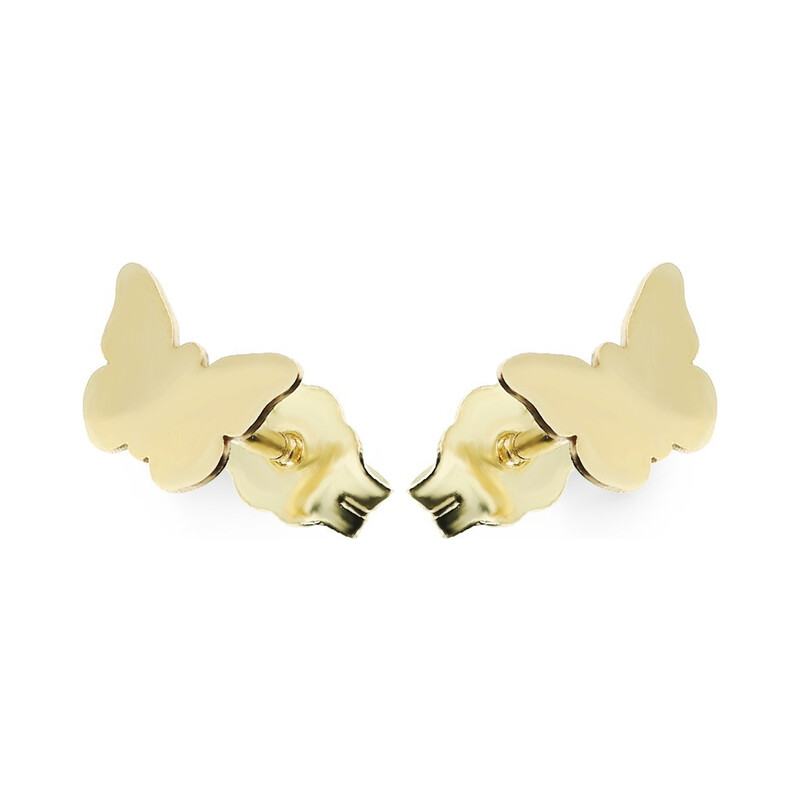 Kolczyki złote motyl/sztyft MZ T23-E-0218-5-LZ próba 375