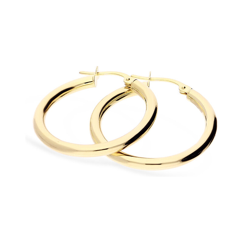 Kolczyki kółka rurka 20mm blask/ang.zap AR BSC1-XTE0002.5-20-SL próba 585