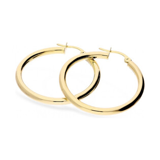 Kolczyki kółka rurka 25mm AR BSC1-XTE0002.5-25-SL próba 585