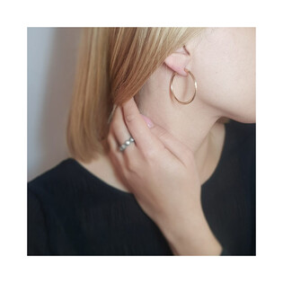 Kolczyki złote kółka rurka 30mm /ang.zap AR BSC1-XTE0002.5-30-SL próba 375