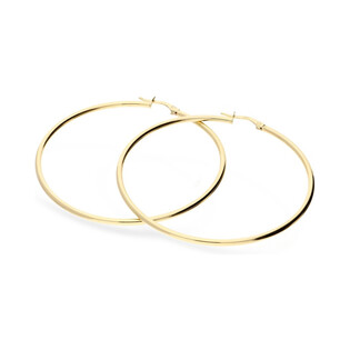 Kolczyki złote kółka rurka 70mm blask/ang.zap AR BSC1-XTE0002-70-SL próba 375