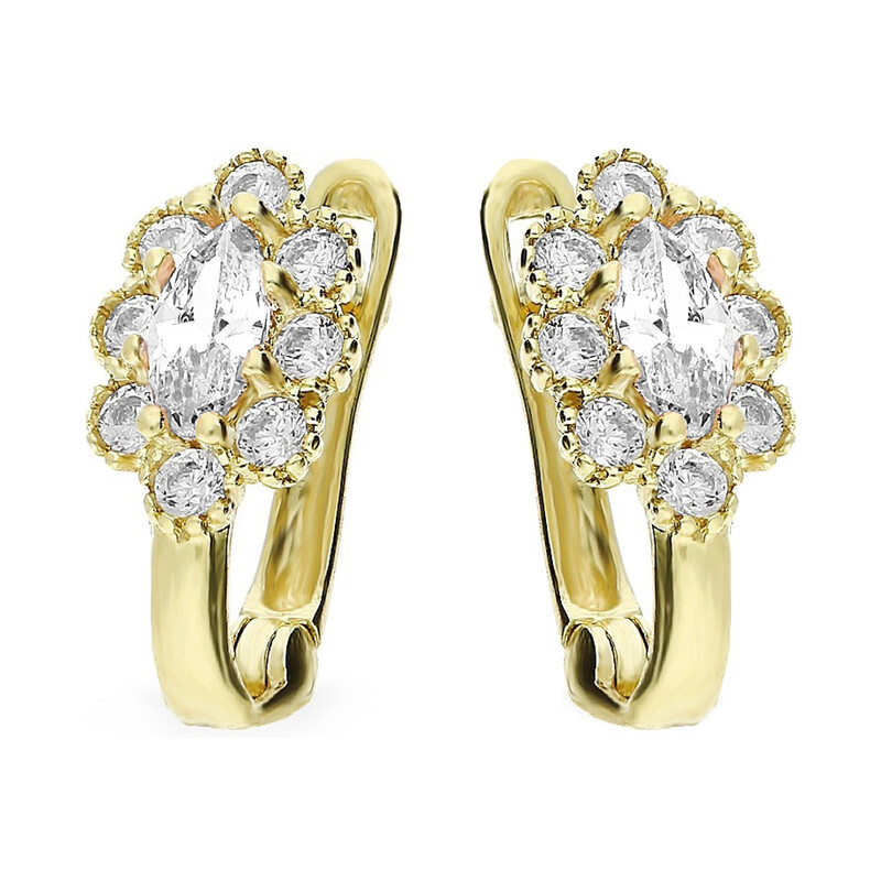 Kolczyki markiza owal b-ang.zap MZ T5-D210 próba 585 Sezam - 1