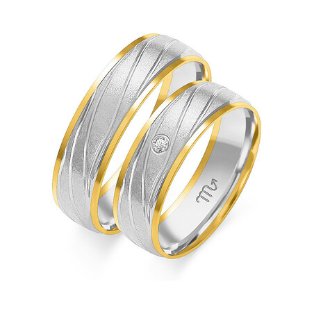 Obrączki ślubne ZO OE-254 próba 585