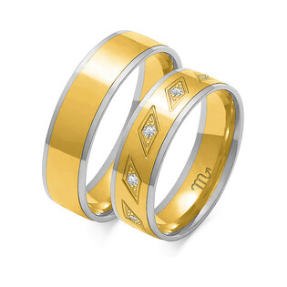 Obrączki ślubne ZO OE-250 próba 585