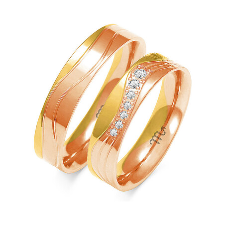 Obrączki ślubne ZO OE-249 próba 585