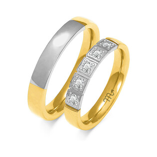 Obrączki ślubne ZO OE-248 próba 585