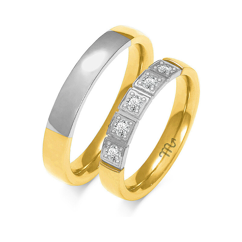 Obrączka Obrączki ślubne ZO OE-248 próba 585