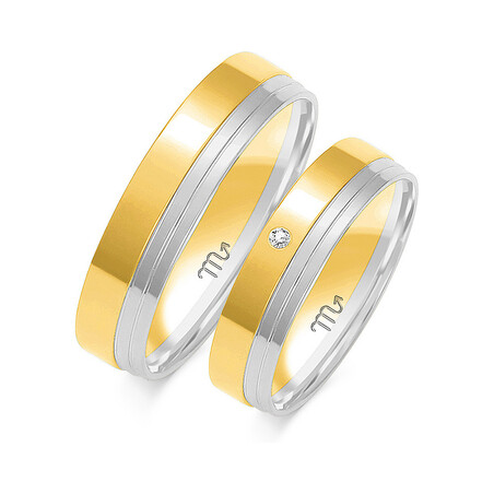 Obrączki ślubne ZO OE-243 próba 585