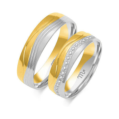 Obrączki ślubne ZO OE-241 próba 585