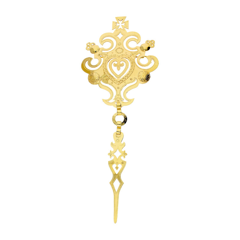 Złota spinka góralska - parzenica Au 585