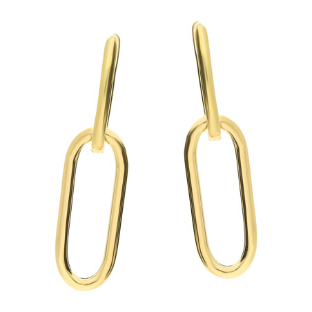 Kolczyki złote rolo long 30 mm/zatrzask AR VXXHOE11802 próba 585