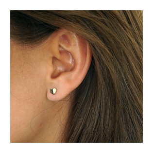 Kolczyki złote serduszka sztyft nr  AR X3E12062 próba 585