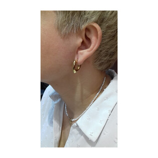 Kolczyki złote trójkątne blaszki próba 585