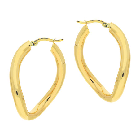 Kolczyki złote kółka ósemki gładkie/ang.zap. AR XTE13473 próba 585