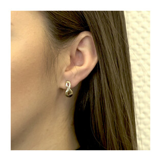 Kolczyki złote infinity/angielskie zapięcie AR XXDCNSE8112-3 próba 585