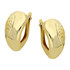 Kolczyki złote blaszki poszerzane nr AR XXDCNSE7746 Au 585 Sezam - 1