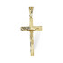 Krzyżyk złoty grawerowany z wizerunkiem Pana Jezusa AR XXP10872-II-DC-LP próba 375