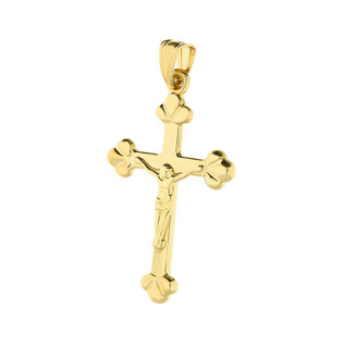 Krzyżyk złoty z wizerunkiem Pana Jezusa AR XXSTP13717-II-D próba 375
